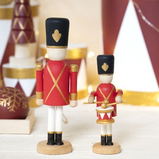 Wooden Nutcracker Soldier Figure